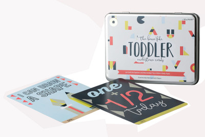 

Pop Goes The Art Toddler Milestone Cards Keepsake(Multicolor)