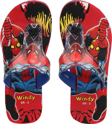 

WINDY Boys & Girls Slip On Slipper Flip Flop(Red
