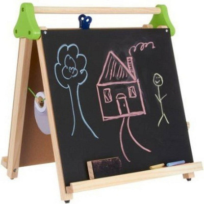 

kviya Wooden 3-In-1 Tabletop Easel(Multicolor)