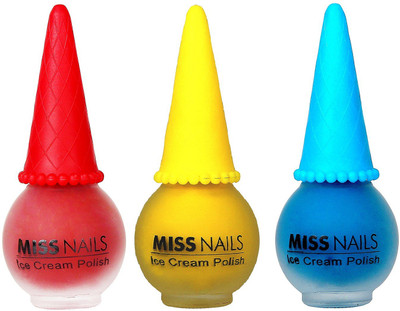 

MISS NAILS NAIL POLISH 3PCS COMBO ICE010203 MULTI(Pack of 3)