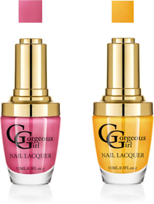 

Gorgeous Girl Nail Paints Multi color(Pack of 2)