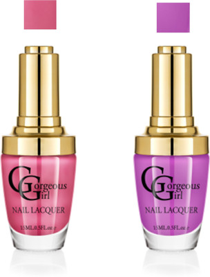 

Gorgeous Girl Nail Paints Purple(Pack of 2)