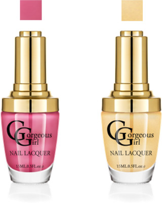 

Gorgeous Girl NAIL PAINT COMBO SET MULTICOLOR (15ML,PACK OF 2) Pink-LightYellow(Pack of 2)