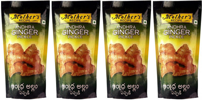 

Mother's Recipe Andhra Ginger ( Pack Of 4 ) Ginger Pickle(200 g, Pack of4)