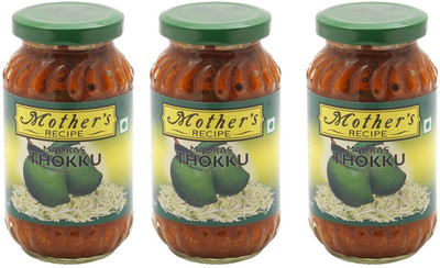 

Mother's Recipe Madras Thokku Pack Of 3 Mango Pickle(300 g, Pack of3)