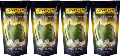 

Mother's Recipe Andhra Avakaya Mango Pickle(200 g, Pack of4)