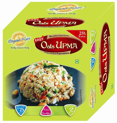 

organonutri Instant Oats Upma Box of 10 pouches 400 g