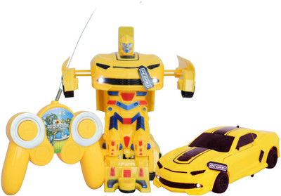 

ReGrid Rechargeble Transformers Bumblebee Remote Control Car(Multicolor)