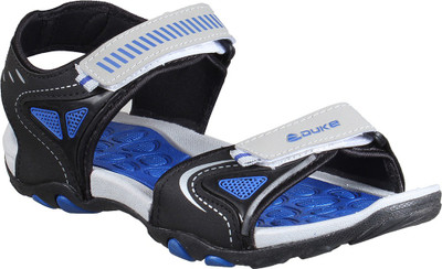 

Duke Men Black And Blue Sports Sandals