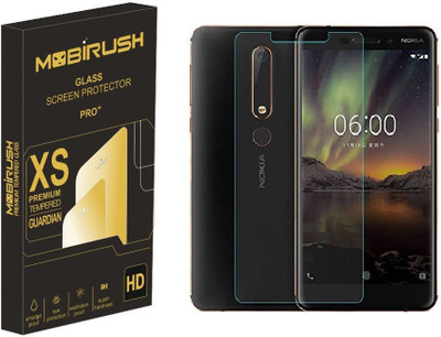 MOBIRUSH Tempered Glass Guard for Nokia 6(Pack of 1)