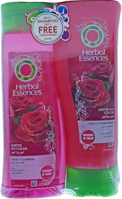 

Herbal Essences Ignite My Color Vibrant Color Shampoo + Conditioner, With Coconut Essences - 760ml (400ml+360ml)(760 ml)