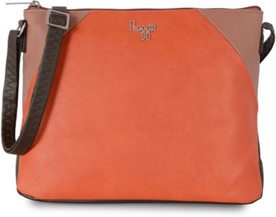 

Baggit Women Casual Orange PU Sling Bag