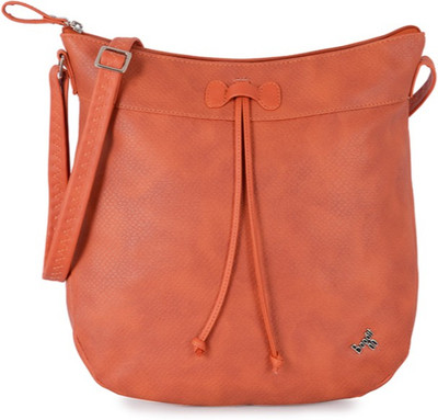 

Baggit Women Casual Orange PU Sling Bag