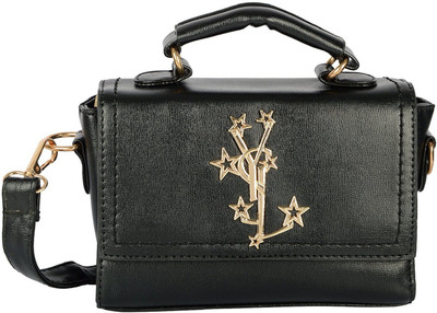 

lavu&me Women Black Polyester Sling Bag