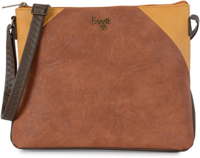 

Baggit Women Casual Tan PU Sling Bag