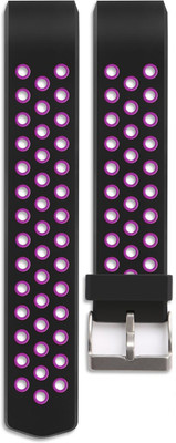 

ACUTAS Sport Replacement Strap for Fitbit Charge 2 Smart Watch Strap(Purple), Black purple