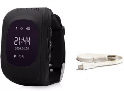 

Benison India ™Q50 Smart Wristwatch Kid Safe GPS Smart Watch SOS Call Location Finder Locator Tracker Baby Anti Lost Monitor Pedometer Black Smartwatch(Black Strap Regular)