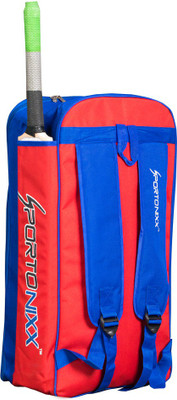

Sportonixx CLASSIC | WHEEL | SPORTS CUM TRAVEL BAG WITH WHEEL Single kit bag bat side pocket(Multicolor, Wheeler, Red blue