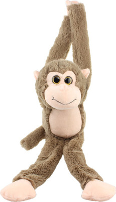 

My Baby Excels Hanging Monkey Brown Plush with Velcro 23 cm - 23 cm(Brown)