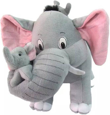 

Fun & Joy Well Design & Furnished Enjoyable Elephant Playing With Babies - 35 cm(Grey)