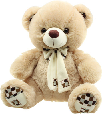 

My Baby Excels Bear Plush Beige Colour with Off White Bow 46 cm - 48 cm(Beige)