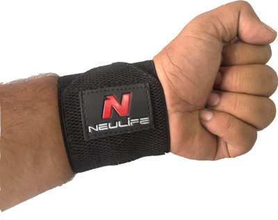 

Neulife Elastic Adjustble ( 1 pc ) Wrist Support (Free Size, Black)