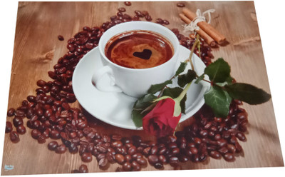 Welhouse India Rectangular Pack of 1 Table Placemat(Multicolor, Plastic)