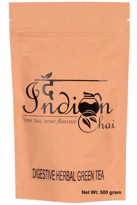 

The Indian Chai Digestive Herbal Green Tea Cardamom, Chamomile, Fennel, Ginger, Lavender, Orange, Peppermint Herbal Tea Vacuum Pack(500 g)