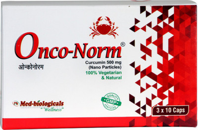 

ONCONORM Nano Curcumin (30 Veg.Caps)(30 No)