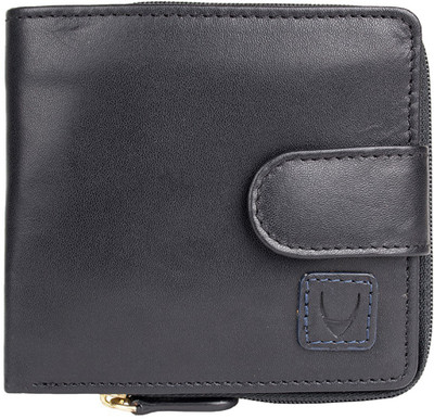 

Hidesign Men Black Genuine Leather Wallet(8 Card Slots)