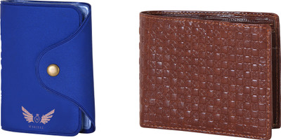 

Martell Men Brown Artificial Leather Wallet(6 Card Slots), Blue