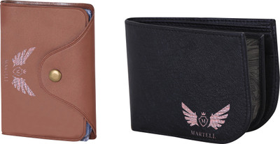

Martell Men Black Artificial Leather Wallet(6 Card Slots), Brown
