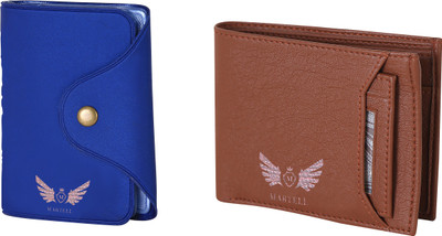 

Martell Men Brown Artificial Leather Wallet(6 Card Slots), Blue