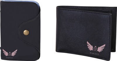 

Martell Men Black Artificial Leather Wallet(6 Card Slots)