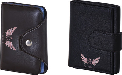 

Martell Men Black Artificial Leather Wallet(6 Card Slots), Brown