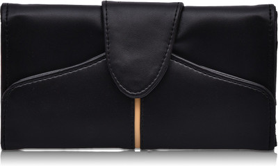 

Fantosy Women Black Artificial Leather Card Holder(6 Card Slots)