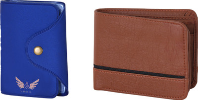 

Martell Men Brown Artificial Leather Wallet(6 Card Slots), Blue