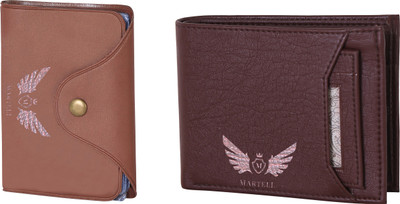 

Martell Men Brown Artificial Leather Wallet(6 Card Slots)