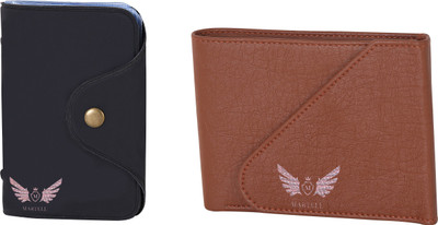 

Martell Men Brown Artificial Leather Wallet(6 Card Slots), Black