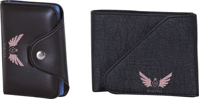 

Martell Men Black Artificial Leather Wallet(6 Card Slots), Brown