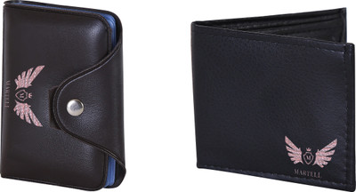 

Martell Men Black Artificial Leather Wallet(6 Card Slots), Brown