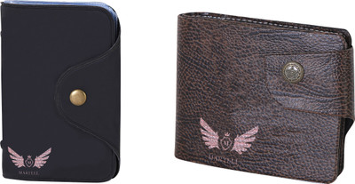 

Martell Men Brown Artificial Leather Wallet(6 Card Slots), Black
