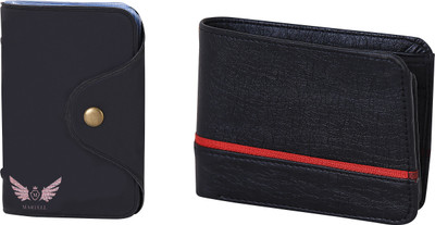 

Martell Men Black Artificial Leather Wallet(6 Card Slots)