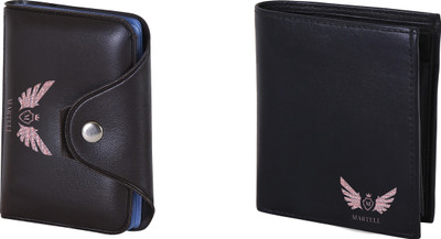 

Martell Men Black Artificial Leather Wallet(6 Card Slots), Brown