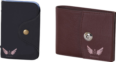 

Martell Men Brown Artificial Leather Wallet(6 Card Slots), Black