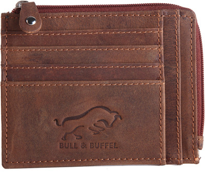 

BULL & BUFFEL Men Brown Genuine Leather Wallet(12 Card Slots), Brown-05