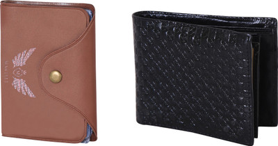 

Martell Men Black Artificial Leather Wallet(6 Card Slots), Brown
