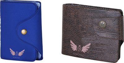 

Martell Men Brown Artificial Leather Wallet(6 Card Slots), Blue