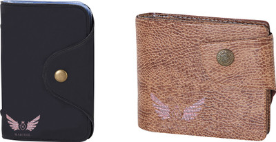 

Martell Men Brown Artificial Leather Wallet(6 Card Slots), Black