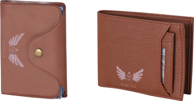 

Martell Men Brown Artificial Leather Wallet(6 Card Slots)
